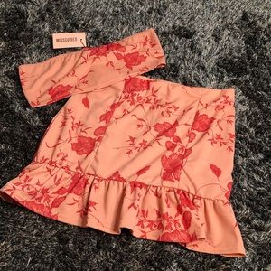 Skirt and crop top set